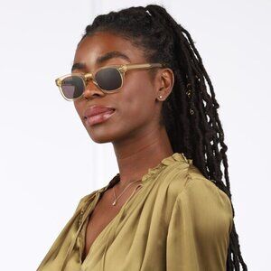 Gucci Sunglasses with Gold Frame
